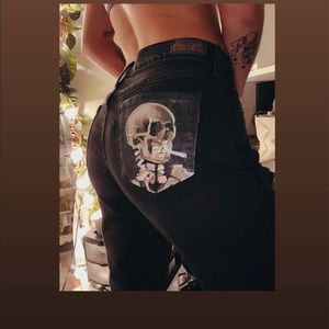Hand Painted Levi’s Van Gogh Jeans